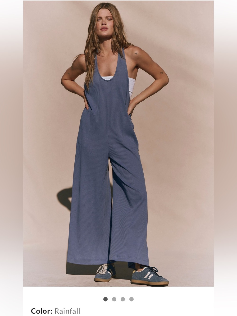 Free People Zena One-Piece Jumpsuit in color Rainfall
